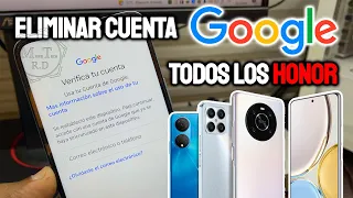 eliminar cualquier cuenta google honor via server la mayoría soportados⎪FRP BYPASS HONOR 2024