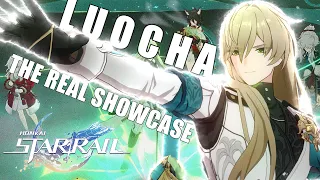 LUOCHA IS A GOD! Build & Showcase! (Honkai Star Rail)