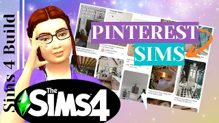Building the first room I see on Pinterest in the Sims 4 | Sims 4 Build challenge