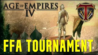 FFA TOURNAMENT GRAND FINALS | Age of Empires 4 Multiplayer - FFA FINALS & Games After