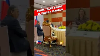 PBBM SHARES AN ANECDOTE OF FL IMELDA MARCOS AND HOW BRILLIANT SHE IS🥰👑🇵🇭❤️💚 #PBBM #princessmaui