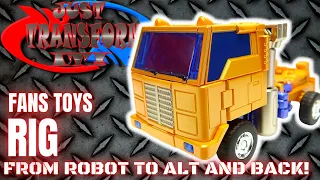 JUST TRANSFORM IT!: Fans Toys Rig (Huffer)