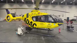 Airbus H135P3 SN.1178 D-HXBA ADAC at European Rotors show in Cologne, Germany on 16. November 2021.