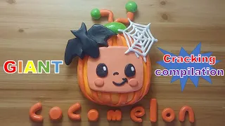 GIANT halloween cocomelon clay cracking compilation 거대 코코멜론 할로윈 점토 부수기 위주로 편집