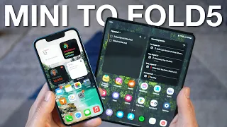 I switched to the Samsung Fold5 from iPhone 13 mini -  Here's why...