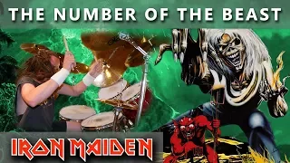 IRON MAIDEN - The Number Of The Beast - Drum Cover -(Flight 666) #13