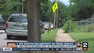 BPD investigating NW Baltimore homicide