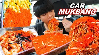 ASMR 爆辣冷麵 VERY SPICY COLD NOODLES | SEAFOOD PLATTER, CRAB ROE SALAD (Eating Sound) | MAR ASMR