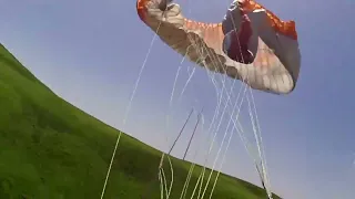 Параплан. Запаска. Paraglider. Reserve parachute.