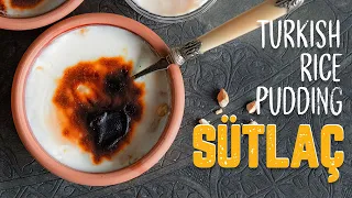 Sütlaç: Milky Inside, Caramelized on Top! Turkish Oven Baked Rice Pudding | SO EASY and Gluten Free!