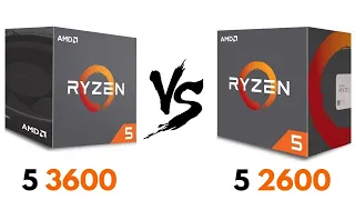 RYZEN 5 2600 VS RYZEN 5 3600 TESTANDO JOGOS