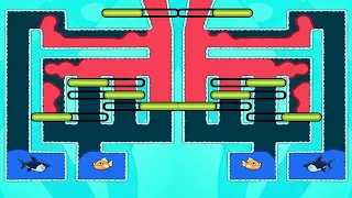 Save the Fish Game || Pull the Pin || All Levels 244-253 fishdom ##18