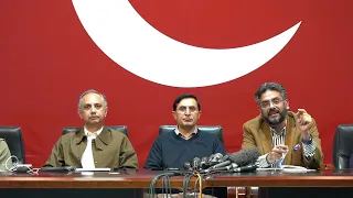 Chairman PTI Gohar Khan & Leadership Important Press Conference in Islamabad