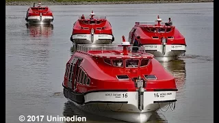 WORLD DREAM 世界夢號 | Arrival of tender and lifeboats at MEYER WERFT shipyard | 4K-Quality-Video