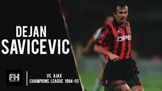 Dejan Savicevic ● Skills ● Ajax 2:0 AC Milan ● Group D Champions League 1994-95