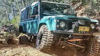 Land Rover 110 Crawling on 37 Treps