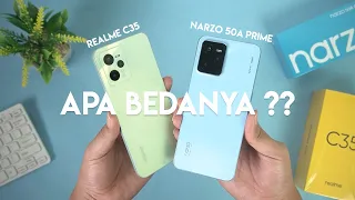 KOMPARASI GADGET REALME C35 VS NARZO 50A PRIME