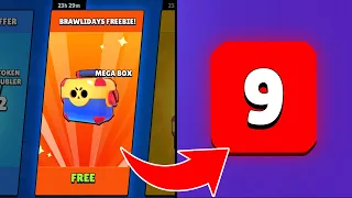 OPENED a FREE MEGABOX and I FELL OUT... | Brawlidays Freebie Gifts! Brawl Stars!