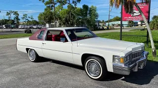 1977 Cadillac Coupe Deville. SOLD