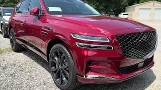 Mauna Red: 2024 Genesis GV80 Signature Prestige (4 passenger vehicle)