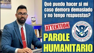 ¿QUÉ PUEDO HACER SI MI CASO DE PAROLE HUMANITARIO DEMORA DEMASIADO Y NO TENGO RESPUESTAS?