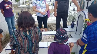 Ziarah ke makam ayah di TPU Simalingkar B Medan