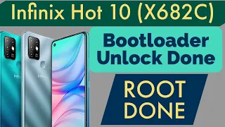 INFINIX HOT 10  (X682C) ANDRIOD 10 HOW TO ROOT | INFINIX HOT 10 UNLOCK BOOTLOADER FIX BANKING  APPS