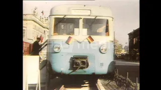 S-Bahn traffic in East Berlin, 1987