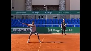 Gael Monfils Forehand in Slow Motion 2021