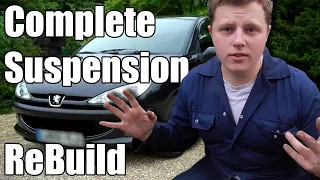 Entire Front Suspension Rebuild on a Peugeot 206 // HOW TO
