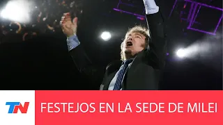 PRIMEROS DATOS OFICIALES: LA REACCIÓN EN LA SEDE DE JAVIER MILEI