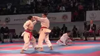 Female Team Kata TURKEY in the Final. Bunkai Kata Anan. 2015 European Karate Championships