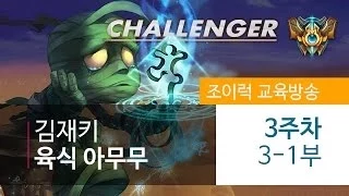 [JoyLuck] 챌린저 강좌 - 무무왕 김재키 (육식 무무) 3주차 3-1부 (Aggressive Amumu)