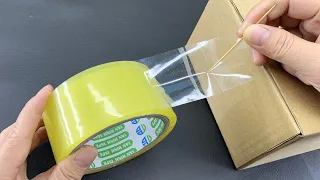 8 Tips and Tricks with Packing Tape that EVERYONE should know