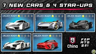 Asphalt 9 China | 7 New cars & 4 star-ups | F2P RTG #21