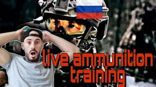 REACTION to Crazy Training of Russian Special Forces - "With Live Ammunition" (2019)