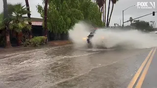 Tropical Storm Hilary brings torrential rain and flash flooding into Southern California