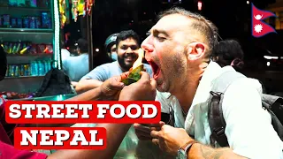 BEST Nepali STREET FOOD Tour in Kathmandu🇳🇵