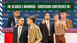 🇮🇹 BLANCO & MAHMOOD - EUROVISION CONFERENCE 🇮🇹 #eurovision #song #contest  #italy