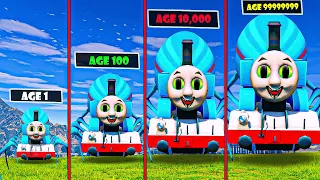 Growing Small Evil Thomas train into Biggest Evil Thomas train In GTA 5!