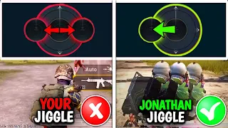 How To Jiggle Fast Like @JONATHANGAMINGYT | How To Jiggle Fast In BGMI / PUBG MOBILE Close Range Tips