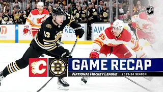Flames @ Bruins 2/6 | NHL Highlights 2024