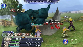 Dissidia Final Fantasy Opera Omnia - A Behemoth Encounter Co-op lv 40 as Bartz