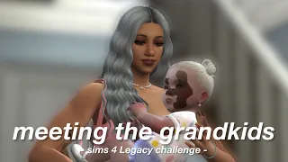 Alexis & Kris meet their grandchildren || Sims 4 Legacy challenge EP101 || solitasims
