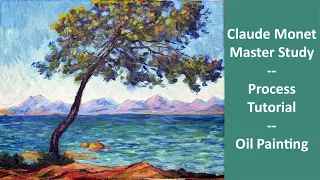 Claude Monet Master Study - Process Tutorial - Oil Painting