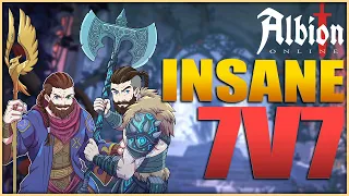 INSANE 7v7! Lightcaller + Realmbreaker Carry! Albion Online