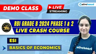 RBI Grade B 2024 Phase 1 & 2 | ESI | Crash Course | Introduction to Economics -Basics of Economics