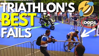Pro Triathlon's BEST FAILS and FUNNY MOMENTS!