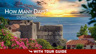 How Much Time To See DUBROVNIK Croatia? (1/2/3 Days) Dubrovnik itinerary
