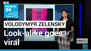 Don't confuse this Zelensky look-alike for the real President Zelensky • FRANCE 24 English